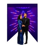 LED Backdrop Manufacturer - New Design Custom LOGO Booth Enclosure