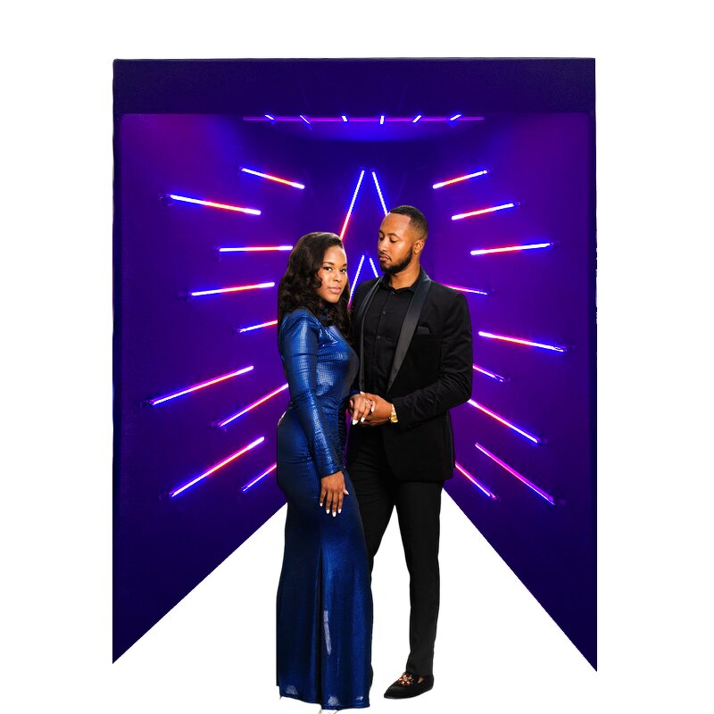 LED Backdrop Manufacturer - New Design Custom LOGO Booth Enclosure