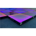 LED Dance Floor Supplier - Wedding Lighted Tempered Glass Magnetic