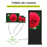 Advertising Screen Supplier - 43 Inch Outdoor Floor Stand Kiosk Android