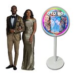 Mirror Photo Booth Supplier - Hot Style Round High Quality Selfie Party