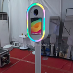 iPad Photo Booth Manufacturer - Portable Selfie with Printer Shelf