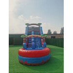 Water Slide Manufacturer - Cheap Commercial Inflatable with Pool
