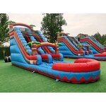 Water Slide Manufacturer - Cheap Commercial Inflatable with Pool