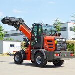 Boom Loaders Factory - OEM/ODM Free Shipping 1-3 Ton Front End 4 Wheel Compact Telescopic