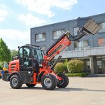 Boom Loaders Factory - OEM/ODM Free Shipping 1-3 Ton Front End 4 Wheel Compact Telescopic