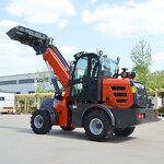 Boom Loaders Factory - OEM/ODM Free Shipping 1-3 Ton Front End 4 Wheel Compact Telescopic