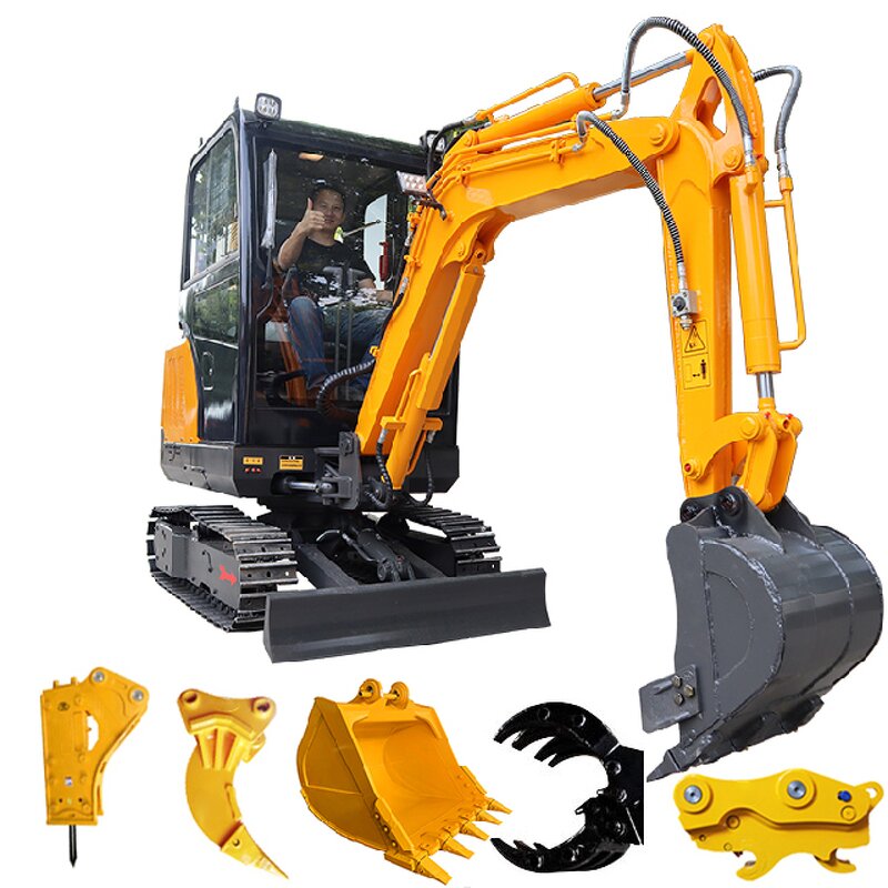 Mini Excavator Manufacturer - OEM/ODM FREE SHIPPING Price EPA 3.5 Ton Small Crawler Digger
