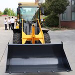 Compact Wheel Loader Factory - OEM/ODM Free Shipping 1.8m 1m Bucket 4 Wheel Front Mini