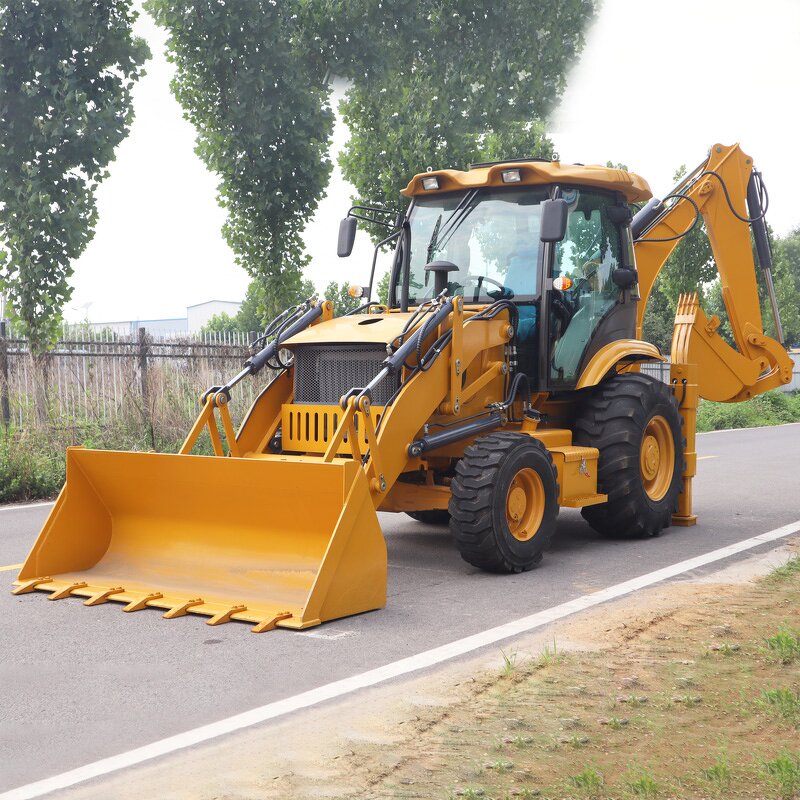 4x4 Backhoe Loader Factory - OEM/ODM Free Shipping EPA Mini Towable Articulated Diesel Farm Hydraulic