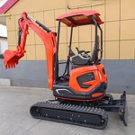 CE Epa Excavator Manufacturer - OEM/ODM 2.5 Ton Kubota Engine Crawler Digger Machine Farm Use