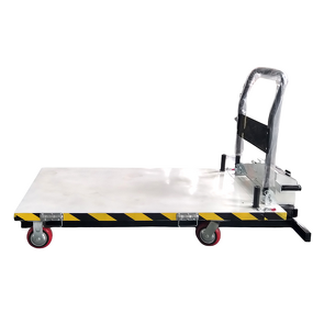 Electric Lift Platform Cart Factory - OEM/ODM Portable Workshop Self Loading Hand Trolley Hydraulic