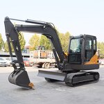 Crawler Excavator Factory - OEM/ODM Free Shipping Chinese 6-7.5 Ton Construction Farm