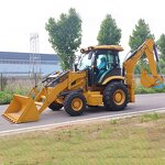 4x4 Backhoe Loader Factory - OEM/ODM Free Shipping EPA Mini Towable Articulated Diesel Farm Hydraulic