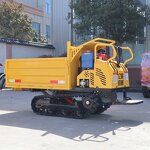 Crawler Transporter Dumper Factory - OEM/ODM Free Shipping 750kg-1ton Loading Transoprt with Cabin