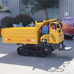 Crawler Transporter Dumper Factory - OEM/ODM Free Shipping 750kg-1ton Loading Transoprt with Cabin