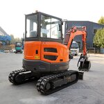 EPA Engine Excavator Factory - OEM/ODM Free Shipping 3.5 Ton Mini Crawler Engine Digger Machine