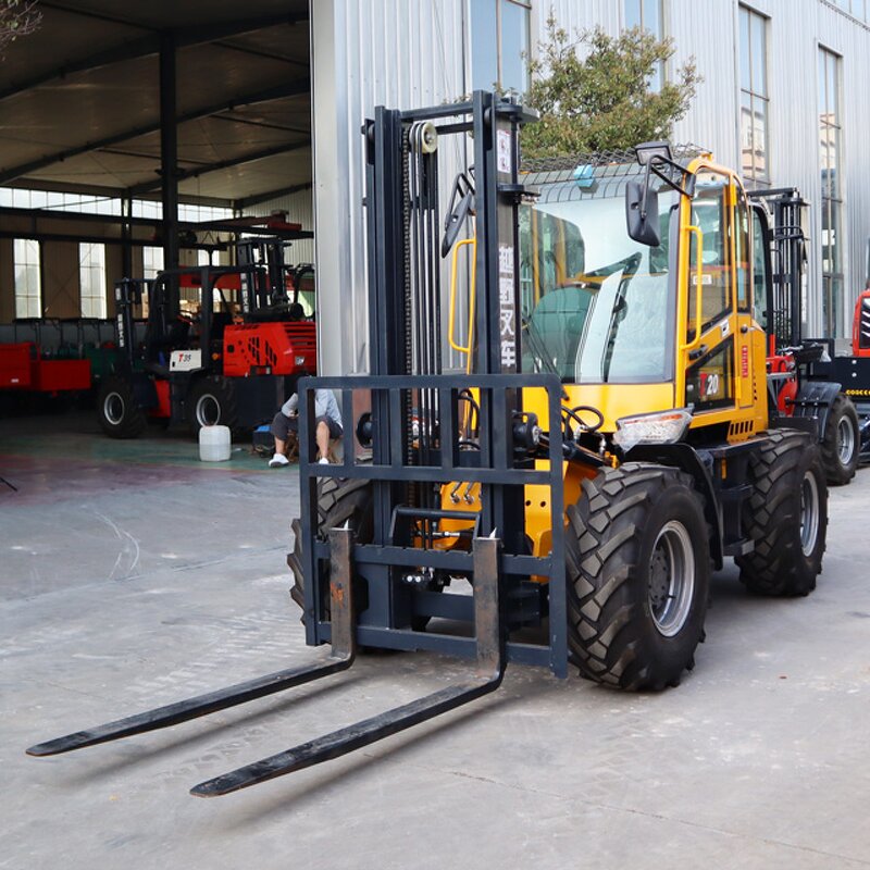 All Terrain Forklift Manufacturer - OEM/ODM 2-5ton Four Wheel Drive Small 4wd 4x4 Off Road