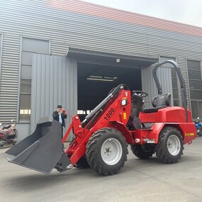 Epa Engine Wheel Loader Factory - OEM/ODM Cheap Diesel Mini Loader 1000kg Small Wheel Loaders