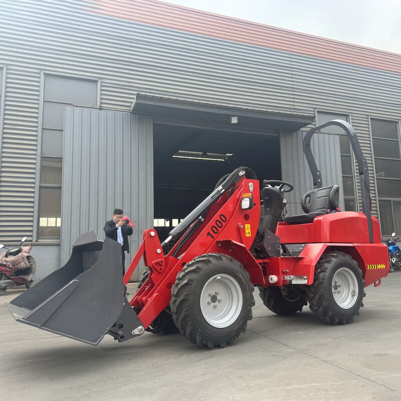 Epa Engine Wheel Loader Factory - OEM/ODM Cheap Diesel Mini Loader 1000kg Small Wheel Loaders