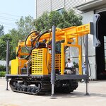 Water Drill Rig Factory - OEM/ODM Free Shipping 280m Depth Mine Exploration Crawler Machine