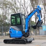 Mini Crawler Excavator Manufacturer - OEM/ODM Factory Price Micro Bagger Diesel Engine 2.5 Ton