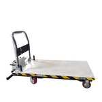 Electric Lift Platform Cart Factory - OEM/ODM Scissor Height Adjustable Hydraulic Efficient Transport