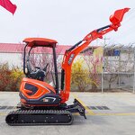CE Epa Excavator Manufacturer - OEM/ODM 2.5 Ton Kubota Engine Crawler Digger Machine Farm Use