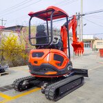 CE Epa Excavator Manufacturer - OEM/ODM 2.5 Ton Kubota Engine Crawler Digger Machine Farm Use