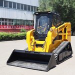 Wheel Skid Steer Loader Manufacturer - OEM/ODM Free Shipping SKT-65 New Track with 0.5cbm Capacity