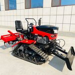 Rotary Tiller Factory - OEM/ODM High Quality 25hp Water Drought Crawler Tractor with Push Shovel