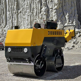 Mini Asphalt Road Roller Factory - OEM/ODM Factory Price 0.6 Ton Double Drum Diesel All Terrain