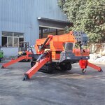 Mini Spider Crane Factory - OEM/ODM Maximum Lifting 3-8 Tons Mini Construction Mobile with Basket