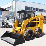 Wheel Skid Steer Loader Manufacturer - OEM/ODM Free Shipping SKT-65 New Track with 0.5cbm Capacity