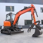 EPA Excavator Factory - OEM/ODM Free Shipping 3.5 Ton Minibagger Customized Crawler Digger Machine