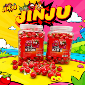 Anime Gummies Supplier - Bulk Mixed Fruit Flavor Jam-Filled Halloween