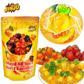 Pineapple Gummies Supplier - Bulk 4D Jelly Peelable Christmas Halloween