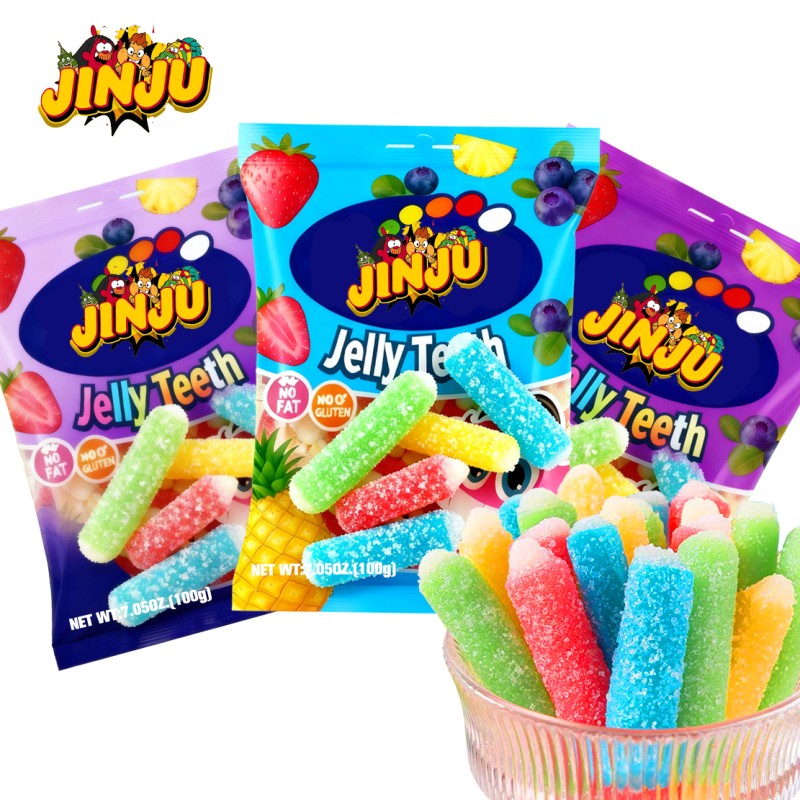 Sour Candy Bars Manufacturer - OEM Fruit-flavored Sand-filled Halal