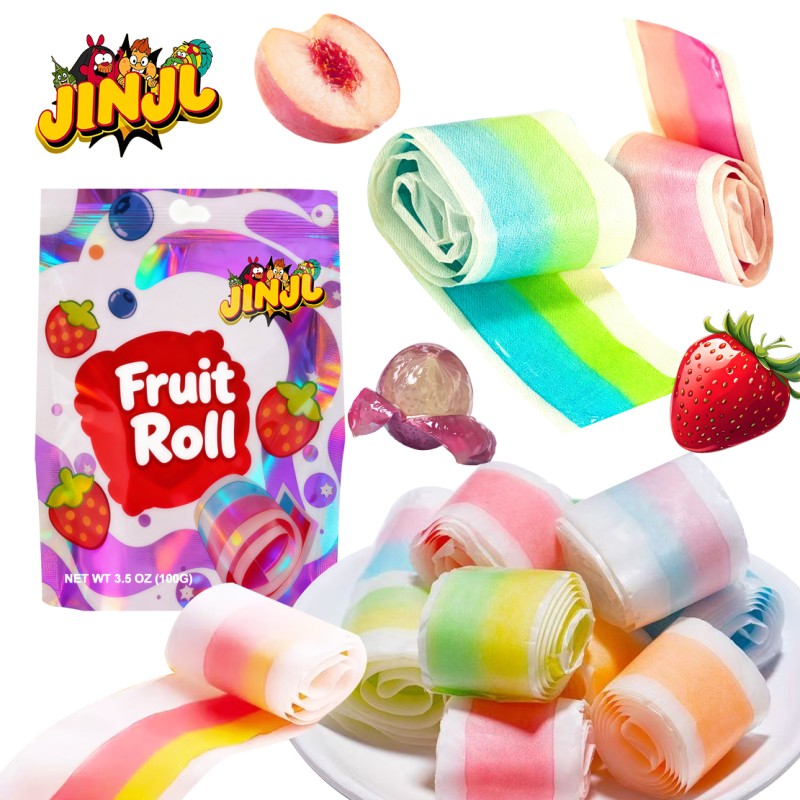 Soft Candy Rolls Factory - Bulk Sweet-and-sour Fruit-flavored Halal