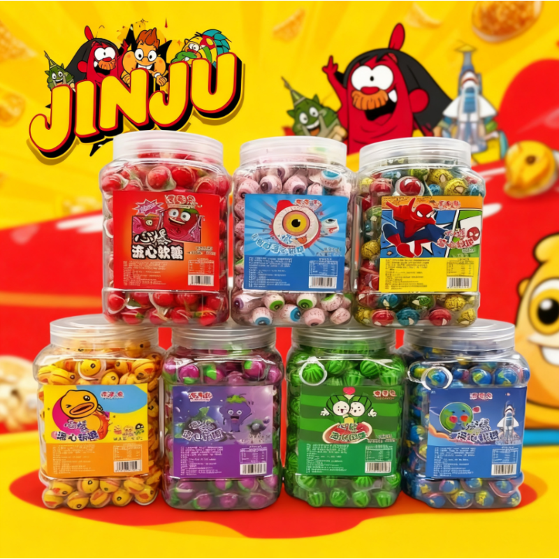 Cartoon Gummies Factory - OEM Anime Packaging Jam Jelly Candies