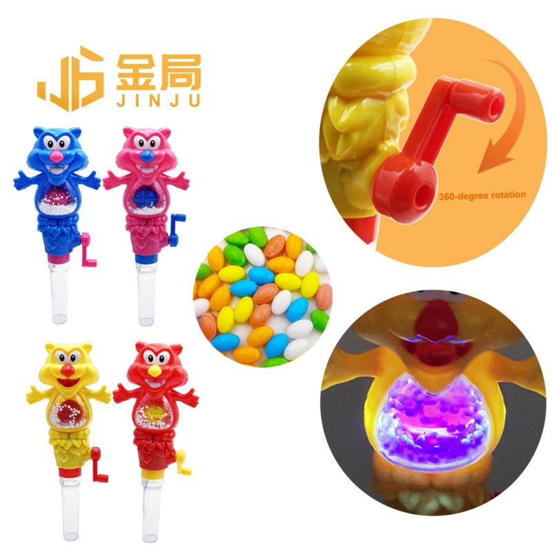 Hand Light Candy Supplier - Bulk New Design Colorful Tiger Toy