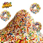 甜甜圈糖果工厂-代工水果味彩色珠子清真