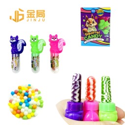 松鼠棒棒糖工厂-代工厂家直供水果味可爱