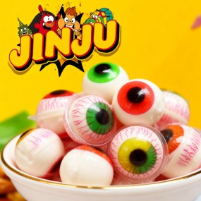 Eyeball Gummies Supplier - Bulk Sweet Fruit Flavors Jam-Filled