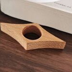 Bookmark Supplier - Natural Walnut Thumb Book Page Holder Teacher Gifts