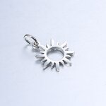 Metal Charm Manufacturer - Mini Stainless Steel Sun Flower Gold Plated