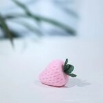 Jewelry Velvet Box Supplier - Red Strawberry Ring Earrings High-grade Flocking