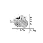 Cufflinks Factory - Personality Creative Table Tennis Men Silver for Shirt