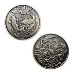 Commemorative Coin Supplier - Custom Koi Fish Antique Bronze Plated Gift