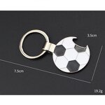 Keychain Supplier - Personalized Football Zinc Alloy Bottle Opener Creative